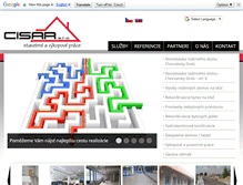 Tablet Screenshot of cisar.sk